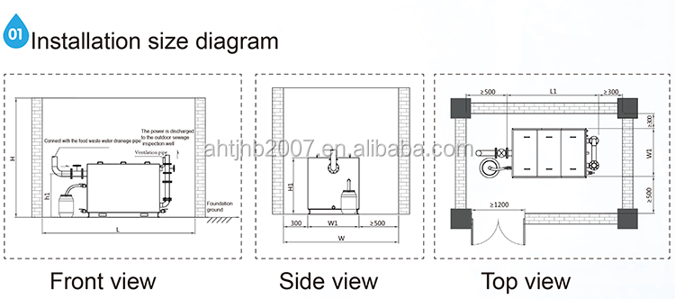 TJGYP1 series Catering oil and water separation equipment