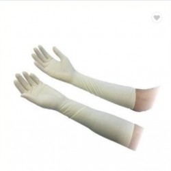 Sterilization Powder Free Latex Surgical Glove 50cm Elbow length gloves