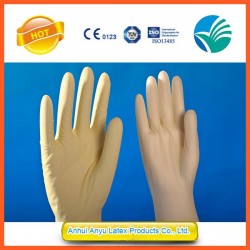 High quality Medical hospital Sterile Latex surgical gloves