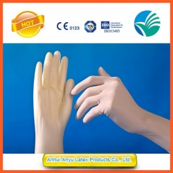 Hospital Powdered Sterile Latex Surgical Gloves