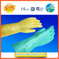 Latex Household cleaning Gloves Yellow Pink Green