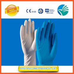 Disposable nitrile examination gloves Powder Free