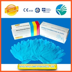 Non-Powdered Disposable nitrile examination gloves