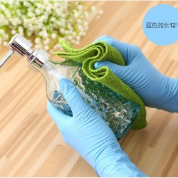 Disposable nitrile examination gloves for household cleaning