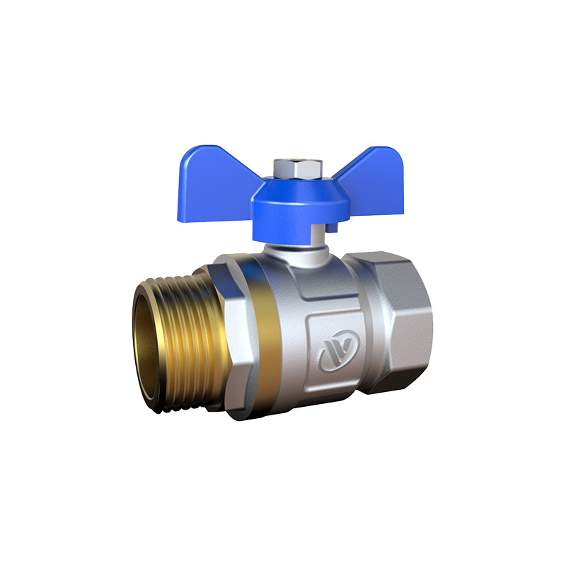 Bulk S1502 35 MALE BUTTERFLY HANDLE BALL VALVE