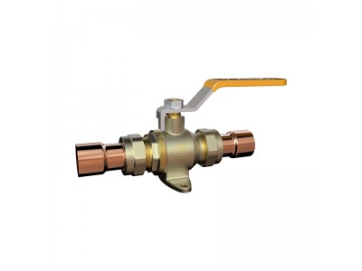Wholesale S1165 20 LONG HANDLE BRASS GAS VALVE