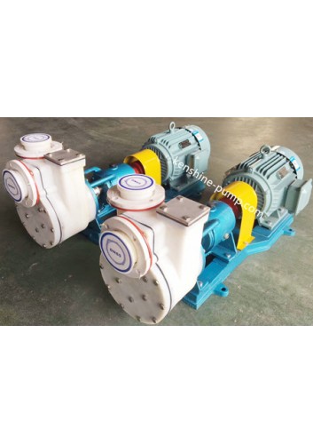 FZB fluoroplastic corrosion resistant self priming pump