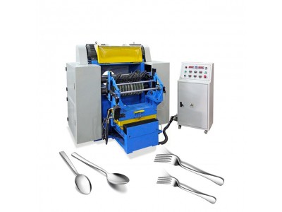 Bulk Double Shaft Cutlery Spoon Fork Mirror Polishing Machine