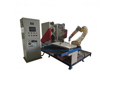 Bulk Zinc Brass Metal Robot Robotic Grinding Polishing Machine