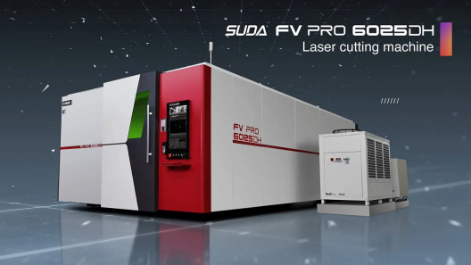 SUDA FV PRO Series 6000*2500 30KW Fiber laser Cutting Machine with Enclosed Type Exchange table