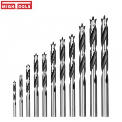 Bulk Brad Point Wood Drill Round Shank