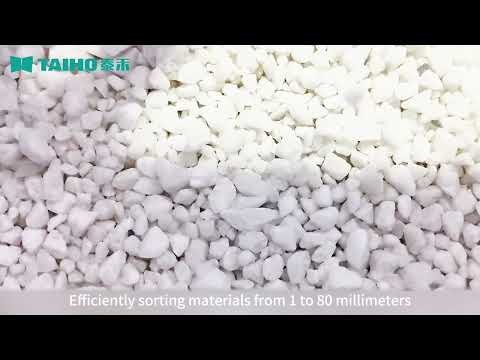 TAIHO Intelligent Ore Color Sorter for Quartz and Silicon Slag Mixed Material Sorting