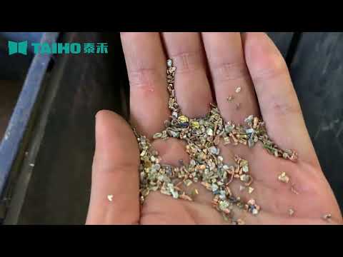 TAIHO Metal Scrap Color Sorter - Copper Granule Sorting