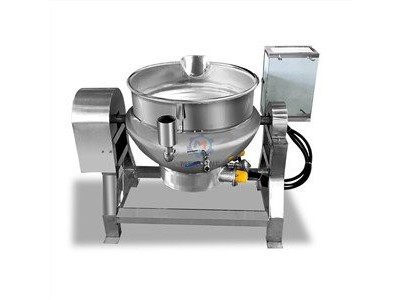 Wholesale Industrial Stirring Pot / Stew Cooking Jacketed Kettle With Mixer / Jam Cooking Machine
