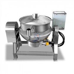 Wholesale Industrial Stirring Pot / Stew Cooking Jacketed Kettle With Mixer / Jam Cooking Machine