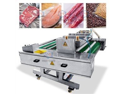 Wholesale Automatic Continuous Food Vacuum Pack Machine For Cheese And Sea Food Automatic Vacuum Packaging Machine