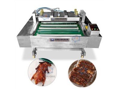 Wholesale Large Capacity Automatic Continuous Rotating Belt Type Food Vacuum Pack Machine For Cheese And Sea Food