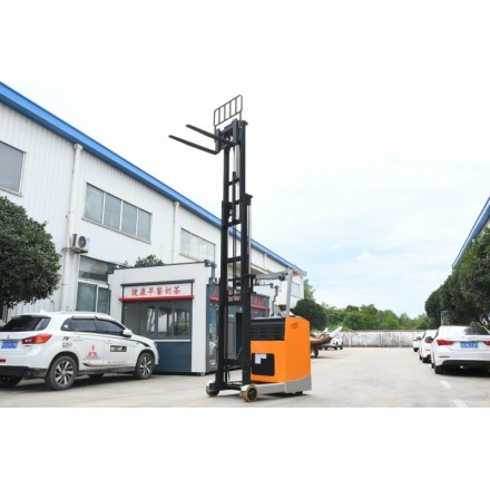 1.5Ton Side-standing electric forklift with forward reach Electric Reach Truck Forklift 24V CQD-15D-40
