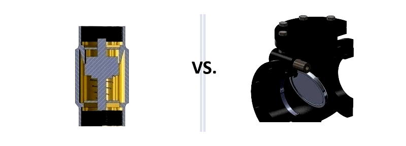 Spring vs. Swing Check Valves: Key Differences and Benefits