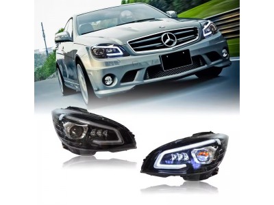 Mercedes-Benz C-Class W204 Headlight Conversion 2008-2011 Upgrade Edition Full LED Headlight Assembly