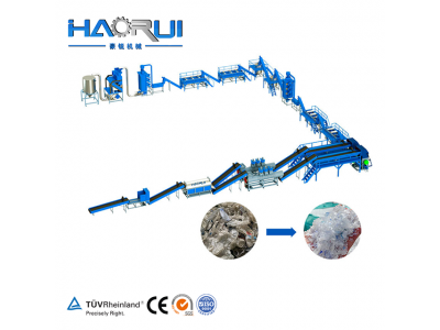 Competive Price 500-6000kg/h Fibre Grade PET Bottle Washing Line in Plastic Recycling Plant