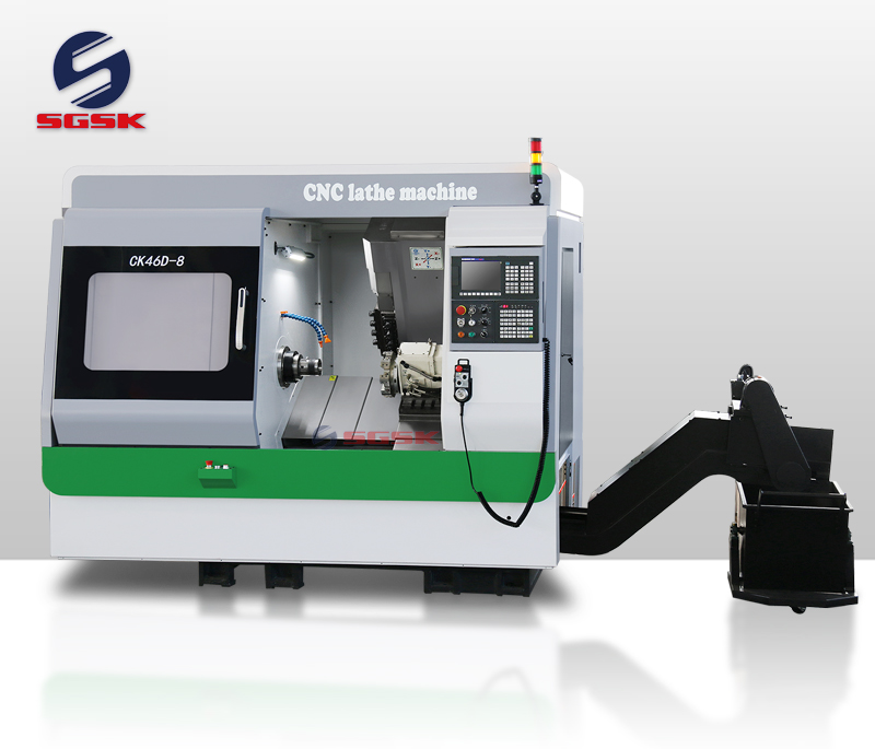 CK46D 8 Slant Bed CNC Lathe Machine