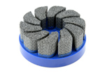 Industrial Cleaning Brushes 100 mm Silicon Carbide Disc Brush for Hydraulic