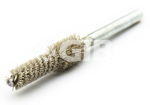 Industrial Cleaning Brushes Abrasive Nylon Tube Brush for Step Hole