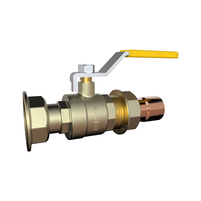 Bulk S1165 25 LONG HANDLE BRASS GAS VALVE