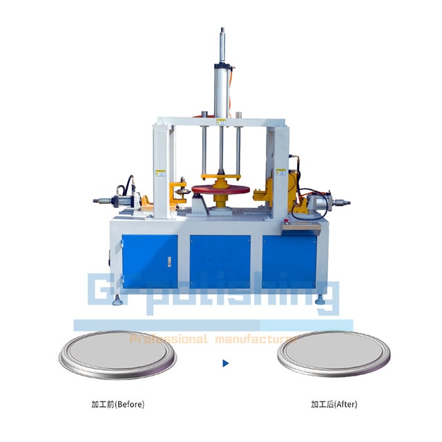 Bulk Soup Bucket Bottom And Lids Cutting Trimming Machine