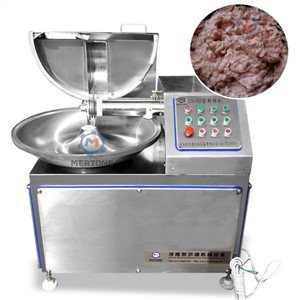 Wholesale Cheaper Price Meat Bowl Cutter 5L Table Top Bowl Chopper Stainless Steel Vacuum Bowl Cutter Chicken Meat Cutting Machine